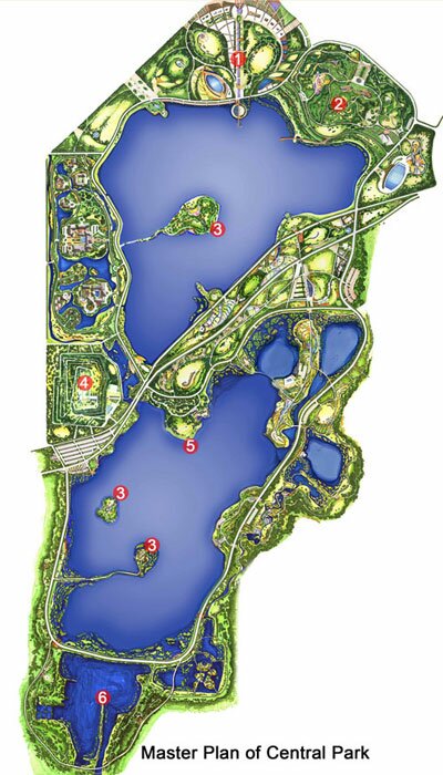 PARCO CENTRALE DI NANHU - Tangshan City (Hebei) - CINA PARCO CENTRALE DI NANHU - Tangshan City (Hebei) - CINA